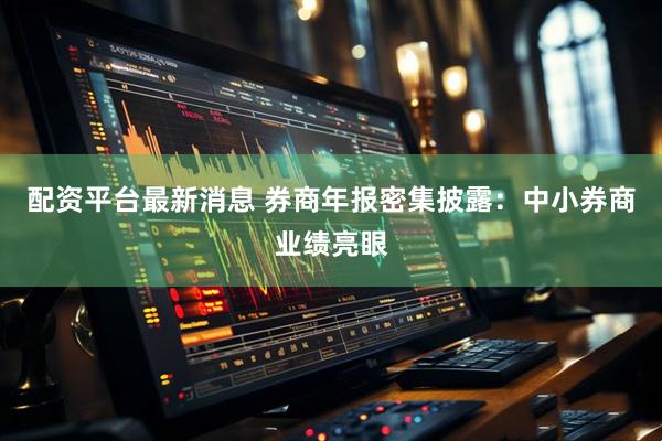 配资平台最新消息 券商年报密集披露：中小券商业绩亮眼